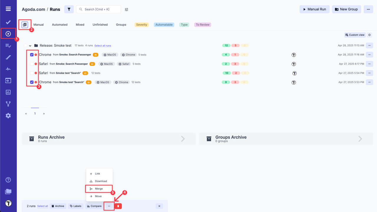 Testomat.io - merge str